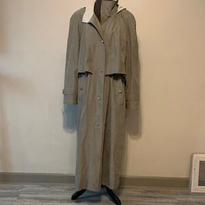 Chic Women's Gray Trench Coat